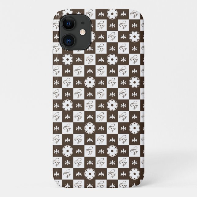 Capa Para iPhone 11 Padrão moderno e elegante (Verso)
