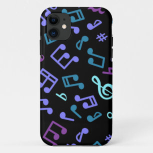Capa Para iPhone 11 Padrão musical