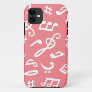 Capa Para iPhone 11 Padrão musical