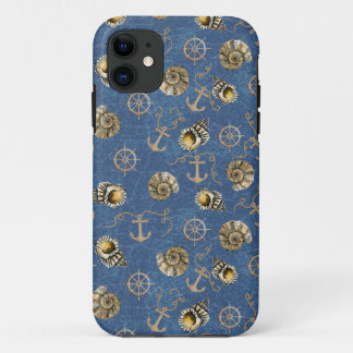 Capa Para iPhone 11 padrão náutico