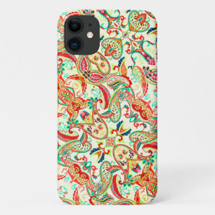 Capa Para iPhone 11 Padrão paisley colorido adorável