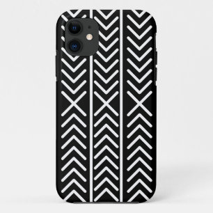 Capa Para iPhone 11 Padrão preto e branco