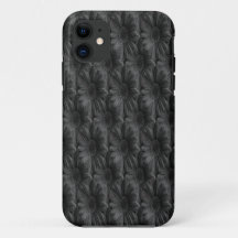 Padrão realista do crisântemo negro - Preto