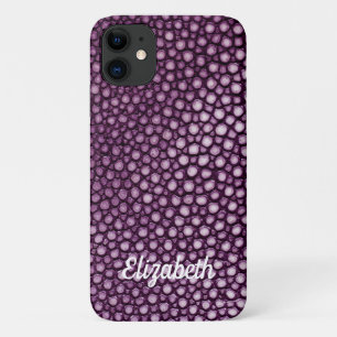 Capa Para iPhone 11 Padrão Roxo
