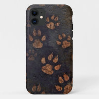 Padrão Rustic Black Paw