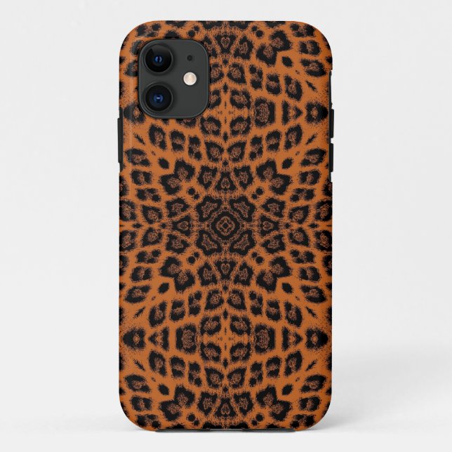 Capa Para iPhone 11 Padrão sem descontinuidades da pele animal 4 (Verso)