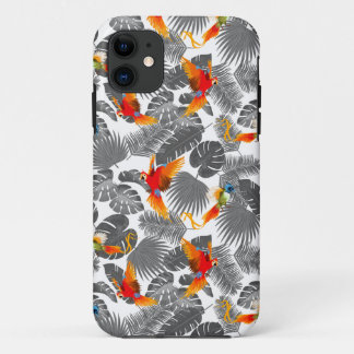 Capa Para iPhone 11 padrão tropical