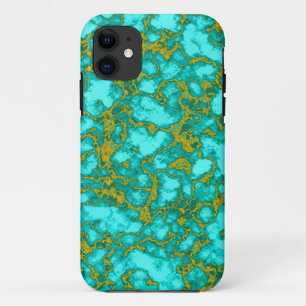 Capa Para iPhone 11 Padrão Turquesa