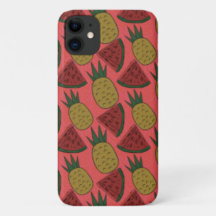 Capa Para iPhone 11 padrão uniforme de fruta Padrão da superfície