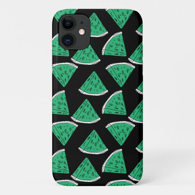Capa Para iPhone 11 padrão uniforme de fruta | padrão da superfície da (Verso)