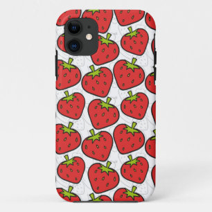 Capa Para iPhone 11 padrão uniforme de fruta Padrão da superfície da