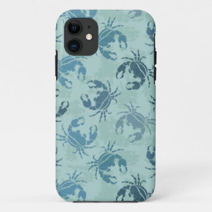 Capa Para iPhone 11 Padrões De Corante De Caranguejos