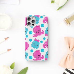 Capa Para iPhone 11 Padrões de Octopus, Octopus Cute, Animais do Mar