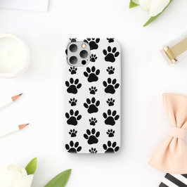 Capa Para iPhone 11 Padrões de pata, patas de cão, impressões de pata,