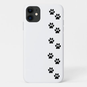Capa Para iPhone 11 Padrões de pata, patas de cão, impressões de pata,