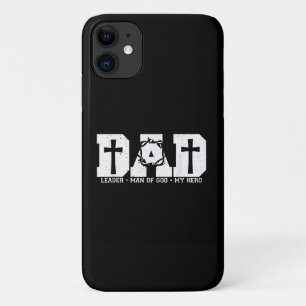 Capa Para iPhone 11 Pai abençoado Papai Cruz Cristão Religioso Pai