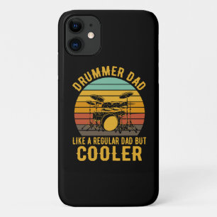 Capa Para iPhone 11 Pai Baterista Como Um Pai Normal Mas Mais Legal