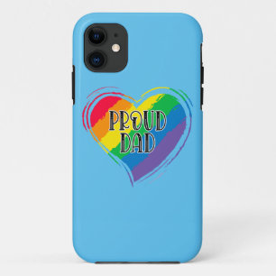 Capa Para iPhone 11 Pai LGBT Orgulho gay Mês do Sinalizador do Coração