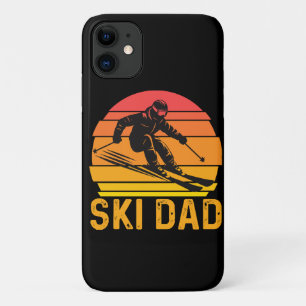 Capa Para iPhone 11 pai que esquia