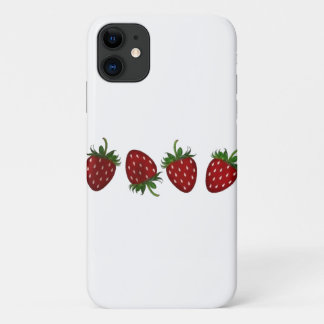 Capa Para iPhone 11 Painel de Morango