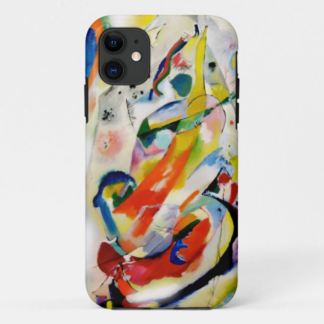 Capa Para iPhone 11 Painel de parede do abstrato PixDezines Kandinsky  (Verso)