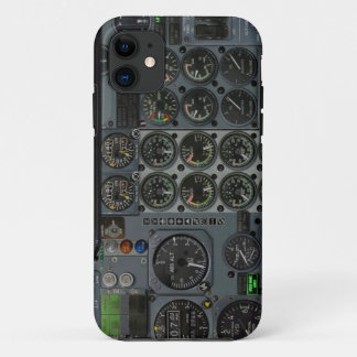 Capa Para iPhone 11 Painel Instrumentos de Cockpit