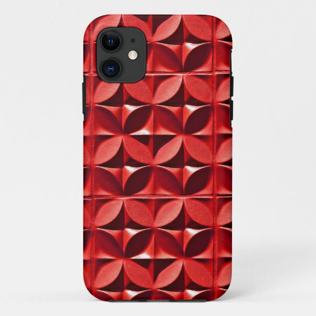 Capa Para iPhone 11 Painel vermelho (Verso)