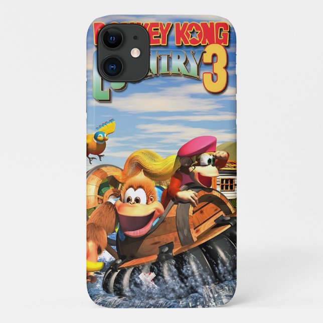 Capa Para iPhone 11 País 3 da Donkey Kong (Verso)