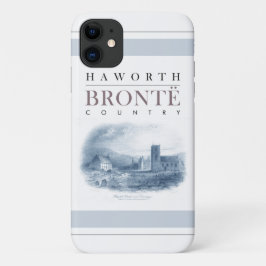 Capa Para iPhone 11 País de Bronte com Igreja Haworth e Parsonage