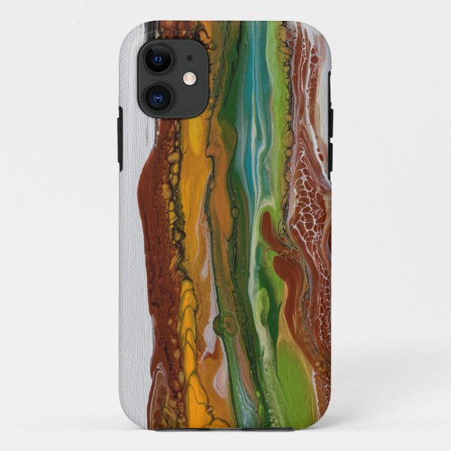 Capa Para iPhone 11 Paisagem de abstrato (Verso)