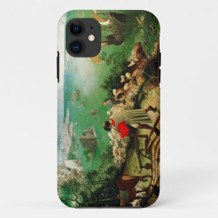 Capa Para iPhone 11 Paisagem de Pieter Bruegel com a queda de Ícaro