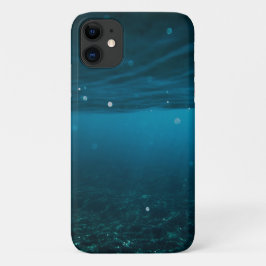 Capa Para iPhone 11 Paisagem marinha com praia, grande onda e estojo m