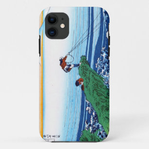 Capa Para iPhone 11 Paisagem oriental legal da opinião de Hokusai Fuj