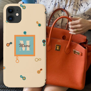 Capa Para iPhone 11 Paisley Híbrido Espalhado Espalhadamente em Retro 