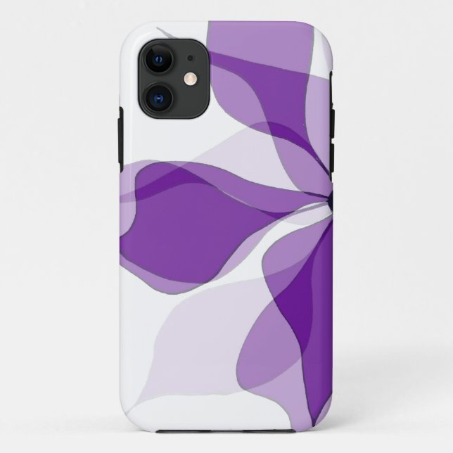 Capa Para iPhone 11 Paixão roxa (Verso)