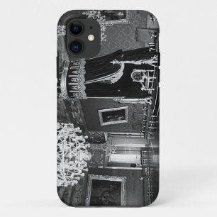 Capa Para iPhone 11 Palácio do Príncipe de Mônaco vintage O Trono