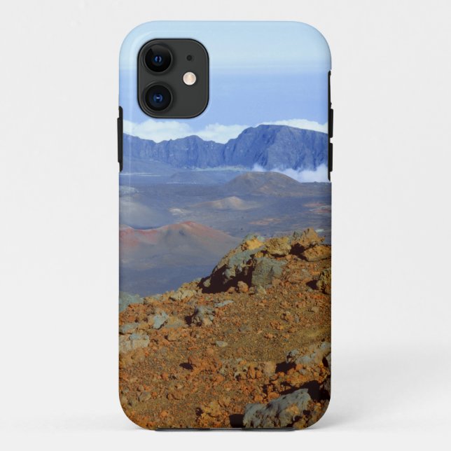 Capa Para iPhone 11 Palavra-de-prata sobre a cratera de Haleakala, per (Verso)