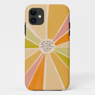 Capa Para iPhone 11 Palavras Bonitas - Coloração Positiva Inspiraciona