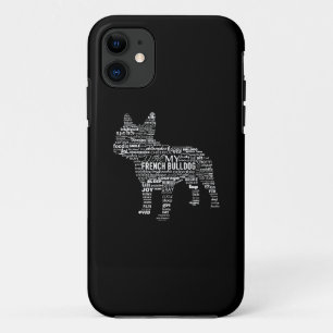 Capa Para iPhone 11 Palavras De Bulldog Francês Para Descrever O Meu