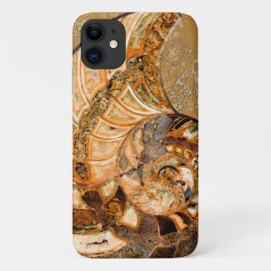Capa Para iPhone 11 "Paleo-chic" Cleoniceras Ammonite Fóssil Cleon