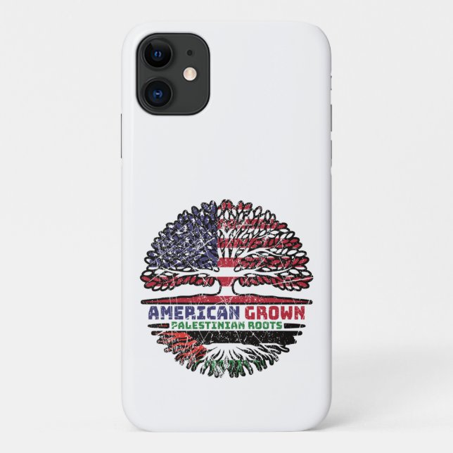 Capa Para iPhone 11 Palestina, Palestina, América, Árvore dos Estados  (Verso)