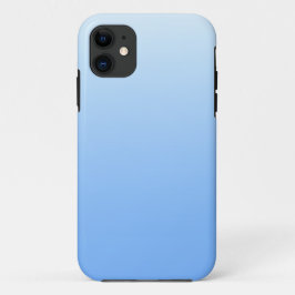 Capa Para iPhone 11 Pálido fundo azul-ombre
