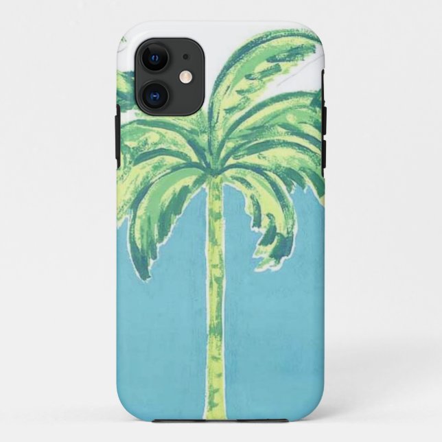 Capa Para iPhone 11 Palm Tree (Verso)