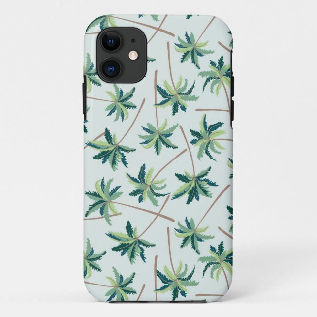 Capa Para iPhone 11 Palma australiana tropical do Foxtail (Verso)