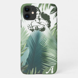 Capa Para iPhone 11 palmeira verde elegante exótica deixa as mulheres 