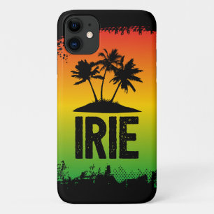 Capa Para iPhone 11 Palmeiras tropicais e IRIE Rasta jamaicano sunset