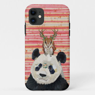 CAPA PARA iPhone 11 PÂNDA E MOLAS FLORAIS