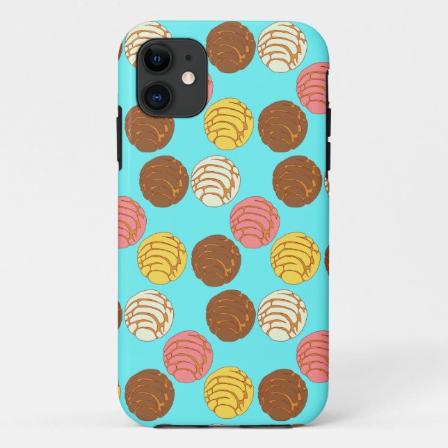 Capa Para iPhone 11 Pão-doce Pan Dulce Conchas Mexicanas (Verso)