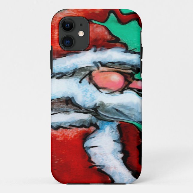 Capa Para iPhone 11 Papai Noel (Verso)