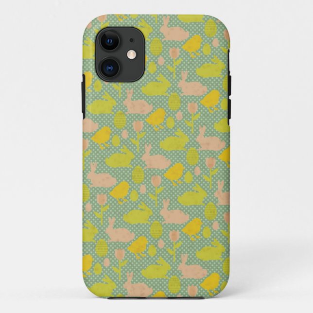 Capa Para iPhone 11 Papel de parede da páscoa (Verso)